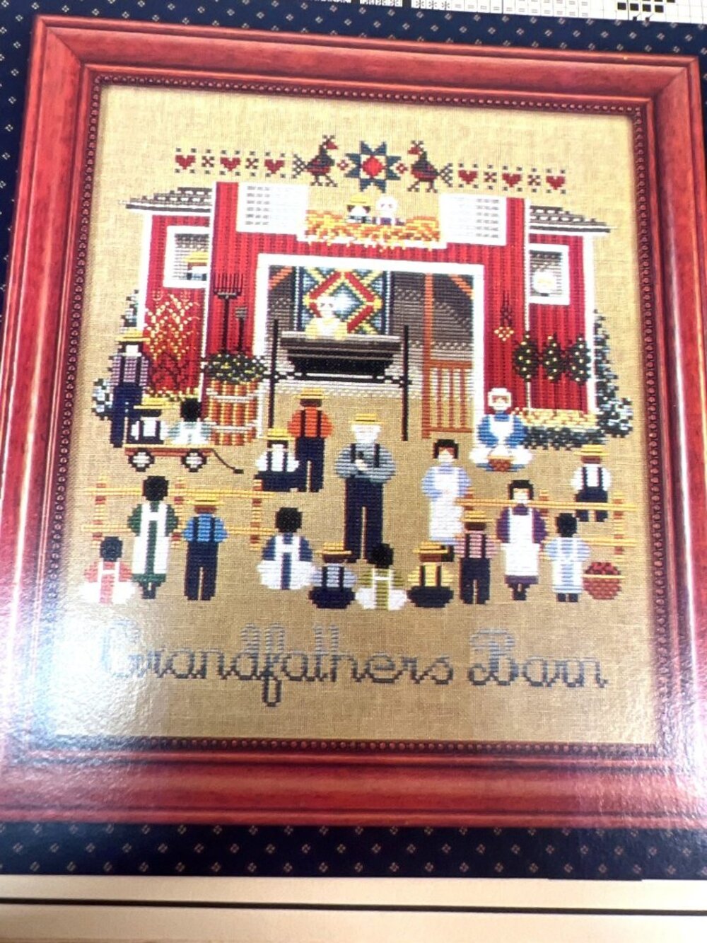 Grandfathers Barn Cross Stitch Pattern By Marilyn Leavitt-Imblum TG44 149x137 St